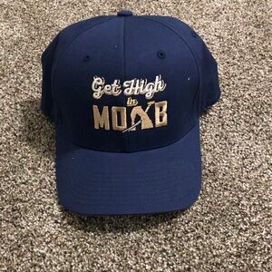 Stylish Navy Blue Embroidered Cap